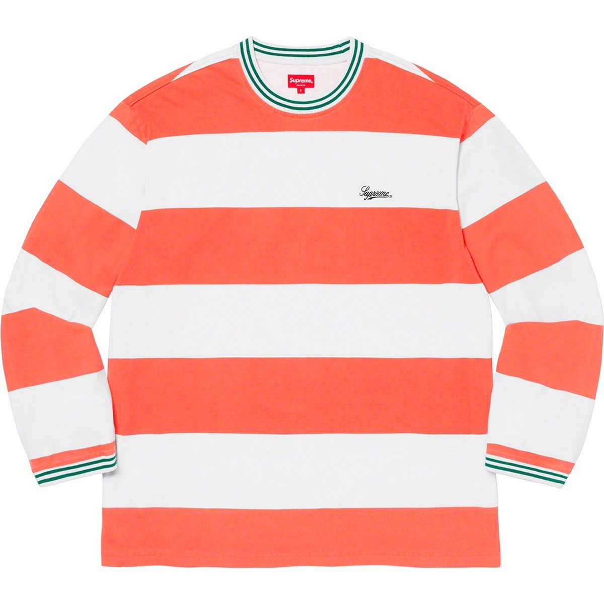 Supreme FW19 Supreme Printed Stripe L/S Top Size US L / EU 52-54 / 3 - 3 Thumbnail