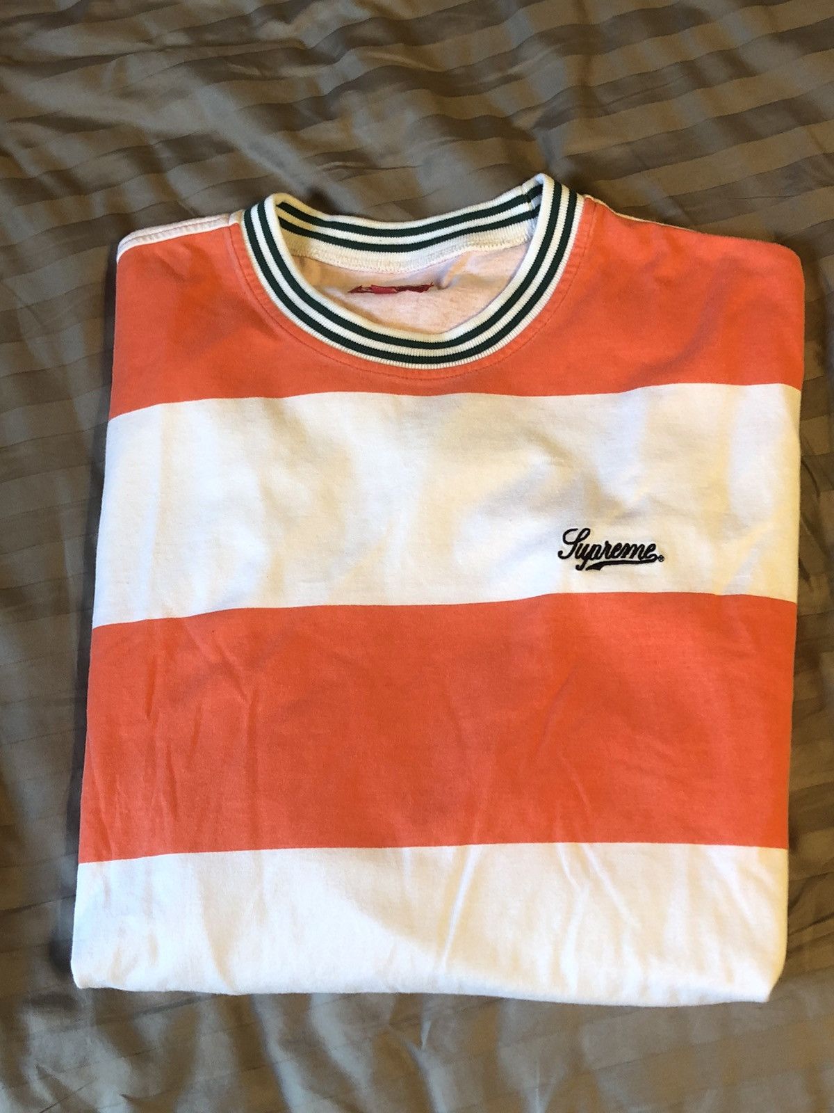 Supreme FW19 Supreme Printed Stripe L/S Top Size US L / EU 52-54 / 3 - 2 Thumbnail