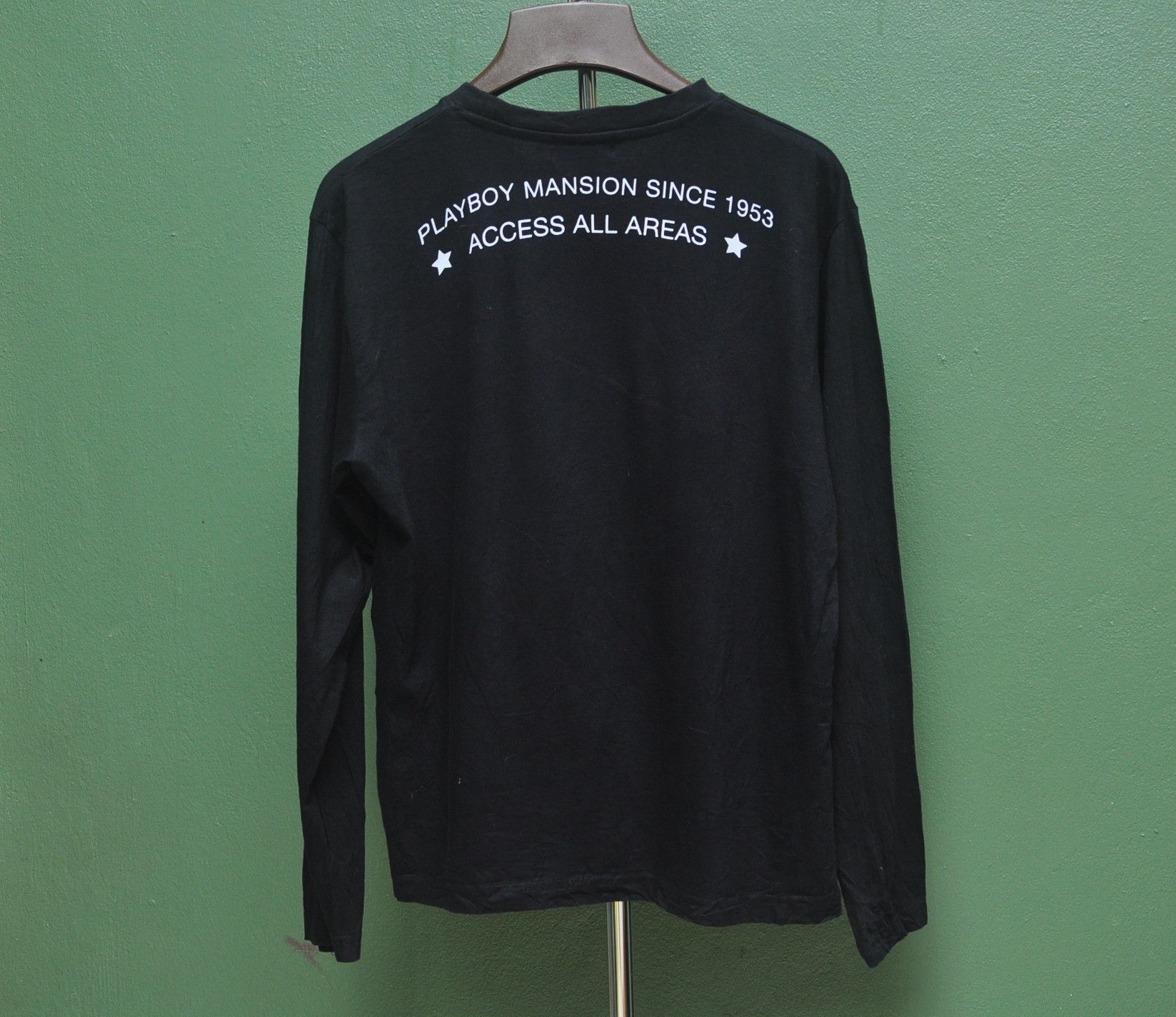 Japanese Brand × Playboy × Vintage Vintage Playboy Designer Fashion Style Black Shirt Size US M / EU 48-50 / 2 - 2 Thumbnail