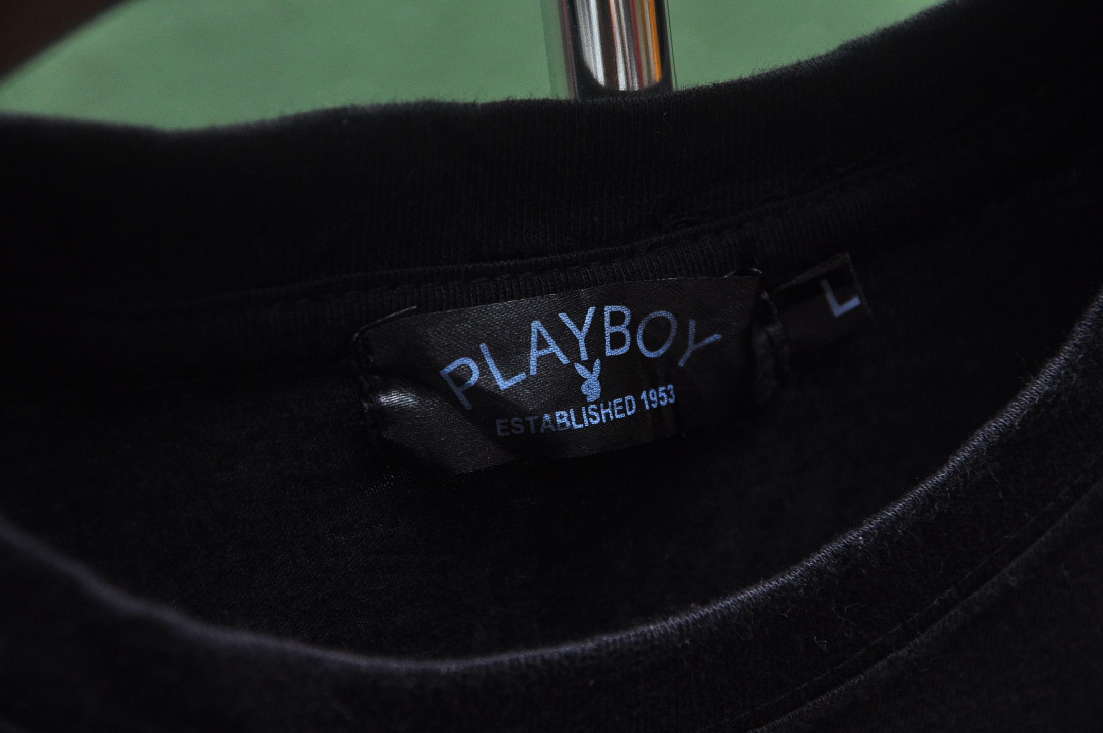 Japanese Brand × Playboy × Vintage Vintage Playboy Designer Fashion Style Black Shirt Size US M / EU 48-50 / 2 - 3 Thumbnail