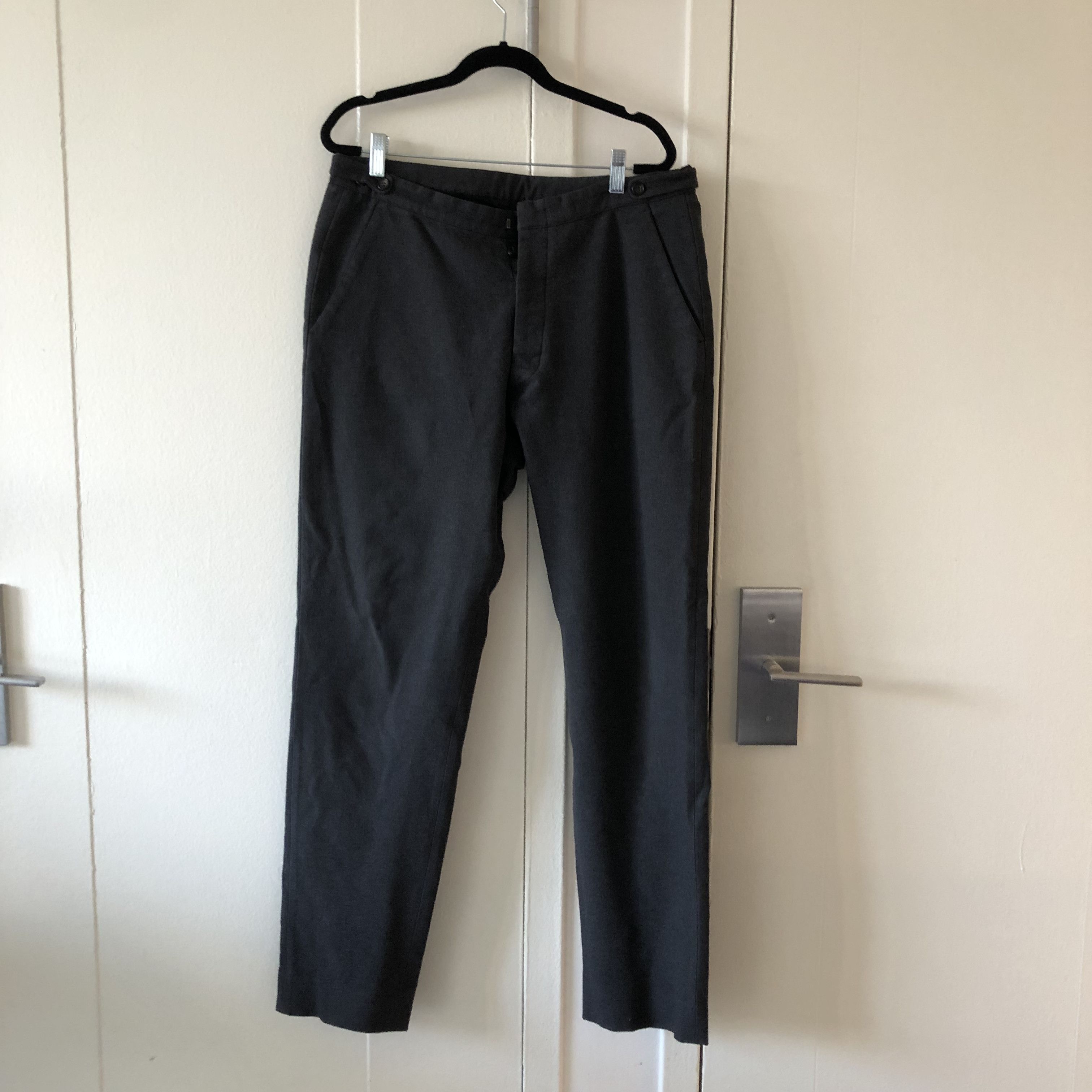 image of Jil Sander Trousers in Grey, Men's (Size 36)