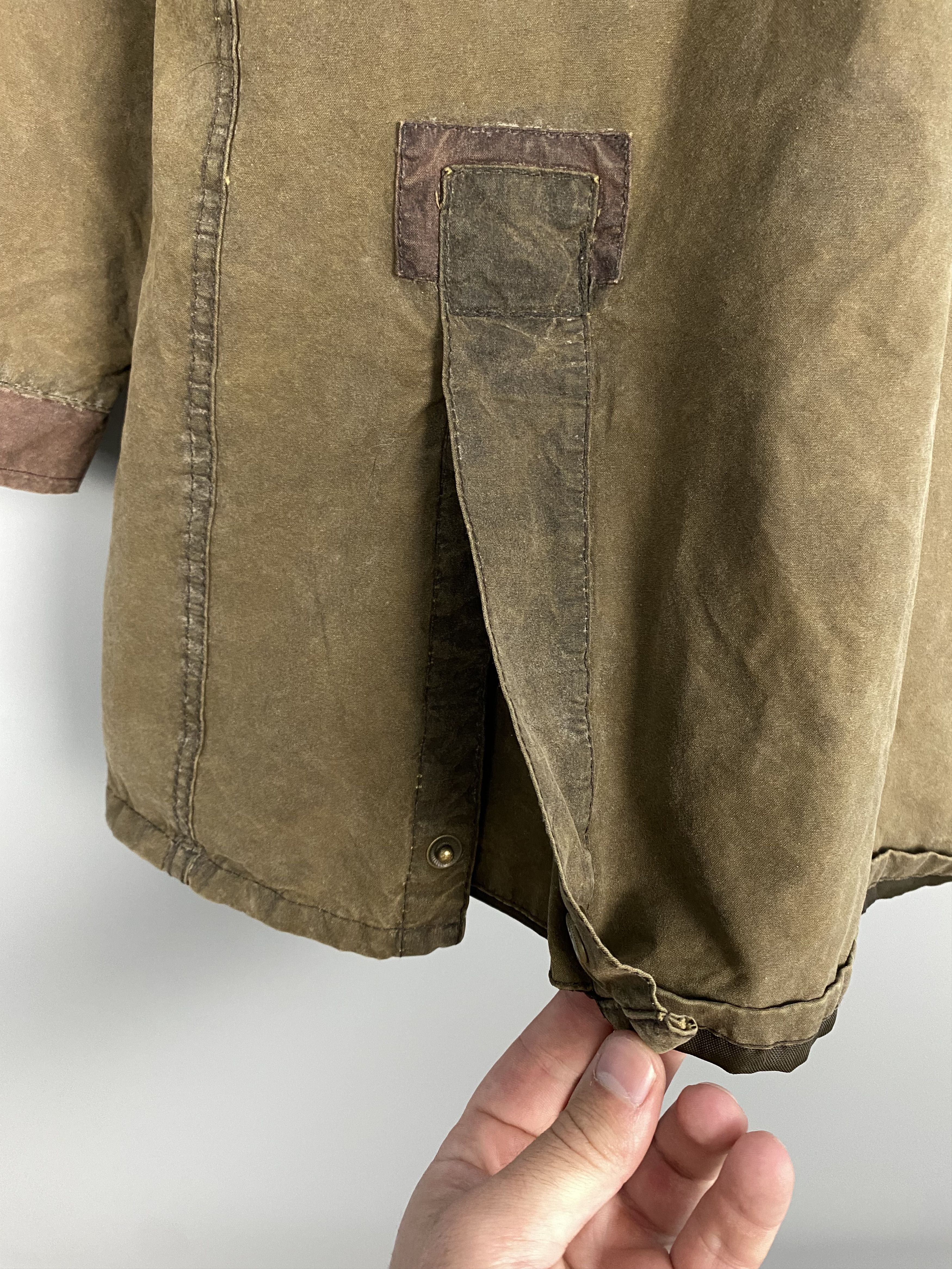 Barbour Barbour WAXED Repaired Bedale Jacket Size L / US 10 / IT 46 - 13 Thumbnail
