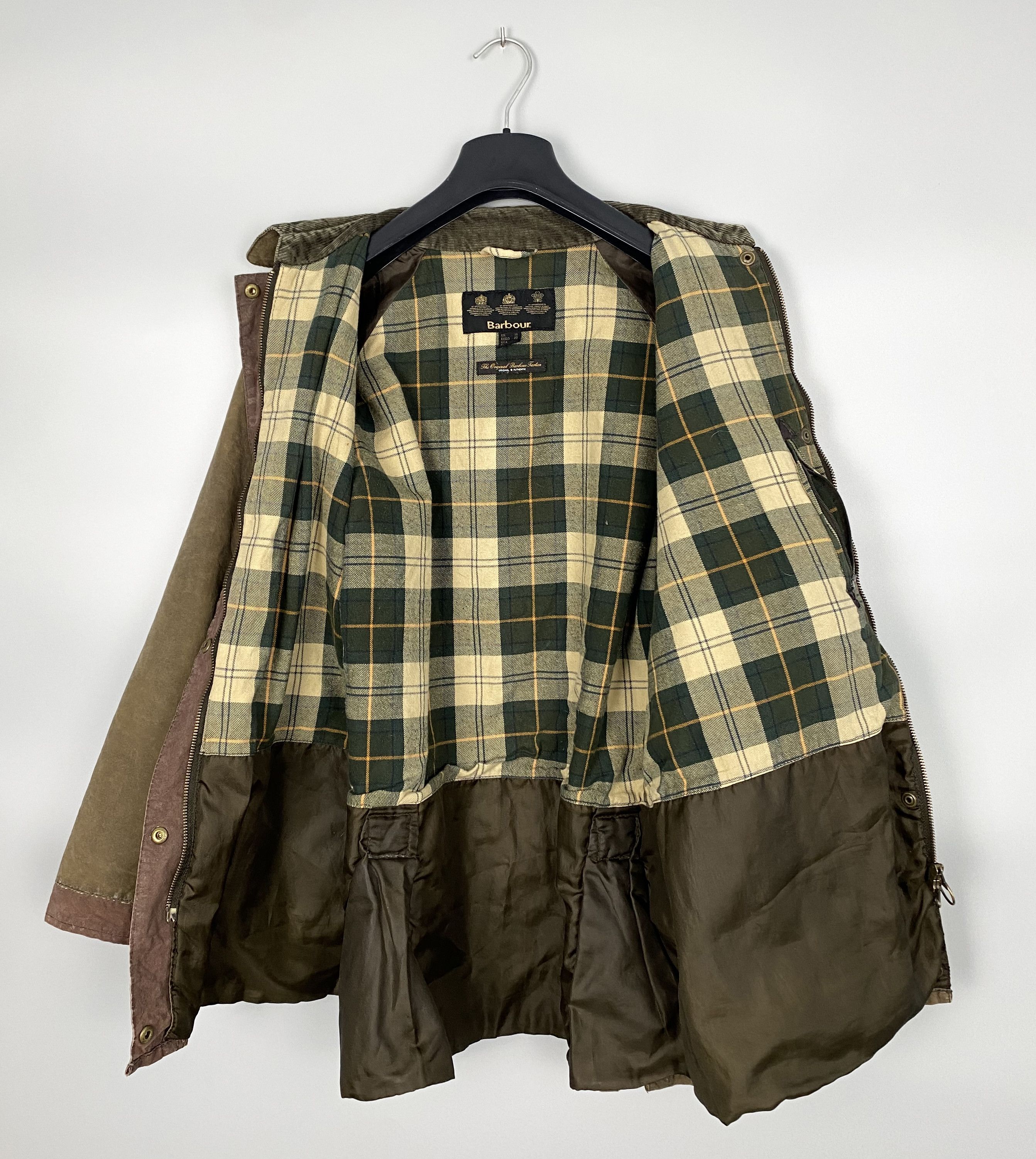 Barbour Barbour WAXED Repaired Bedale Jacket Size L / US 10 / IT 46 - 14 Thumbnail