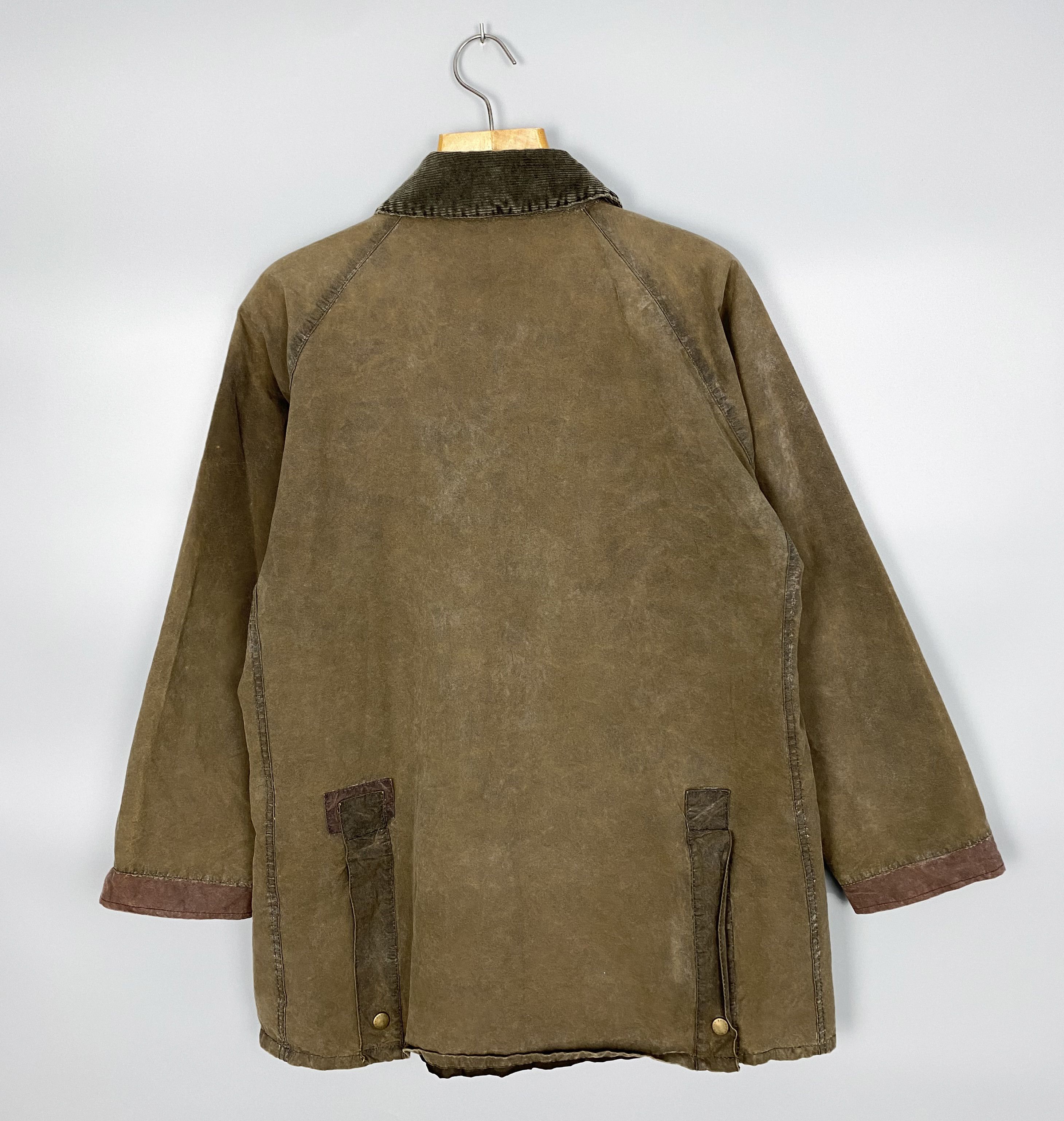 Barbour Barbour WAXED Repaired Bedale Jacket Size L / US 10 / IT 46 - 8 Thumbnail
