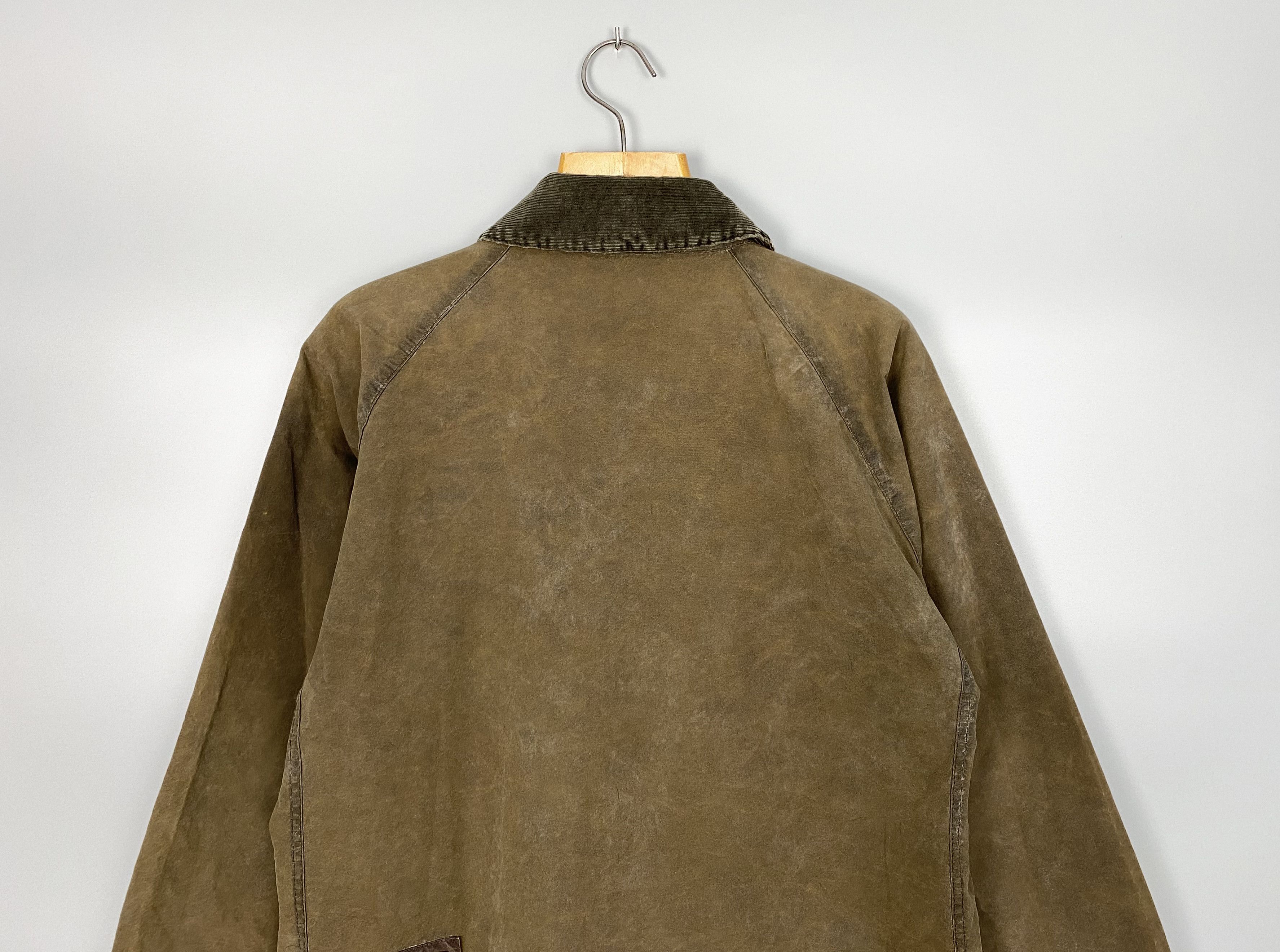 Barbour Barbour WAXED Repaired Bedale Jacket Size L / US 10 / IT 46 - 11 Thumbnail
