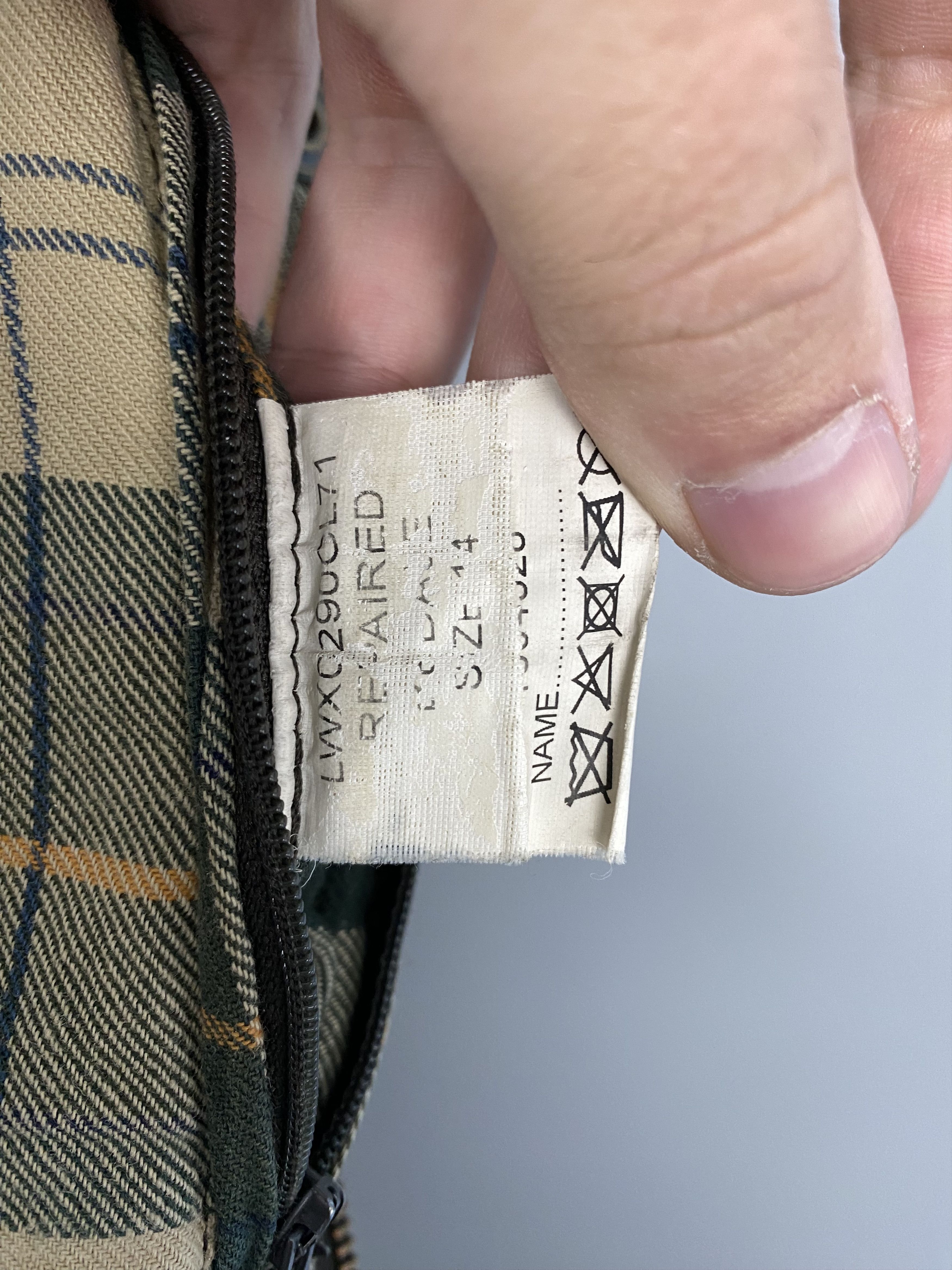 Barbour Barbour WAXED Repaired Bedale Jacket Size L / US 10 / IT 46 - 16 Thumbnail