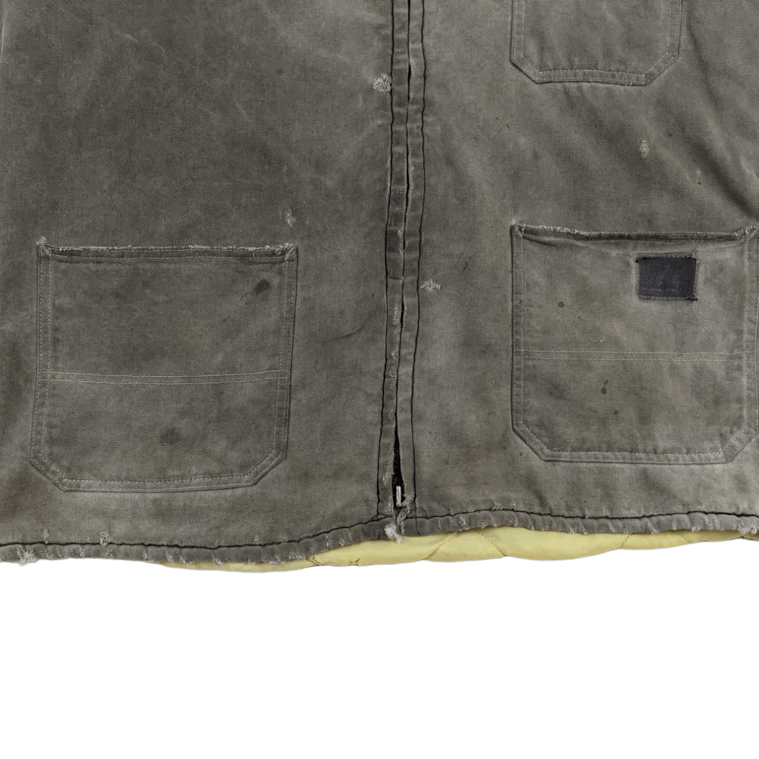Caterpillar 80's CAT CATERPILLER Heavy Winter Worker Jacket Bomber Style Size US L / EU 52-54 / 3 - 6 Thumbnail