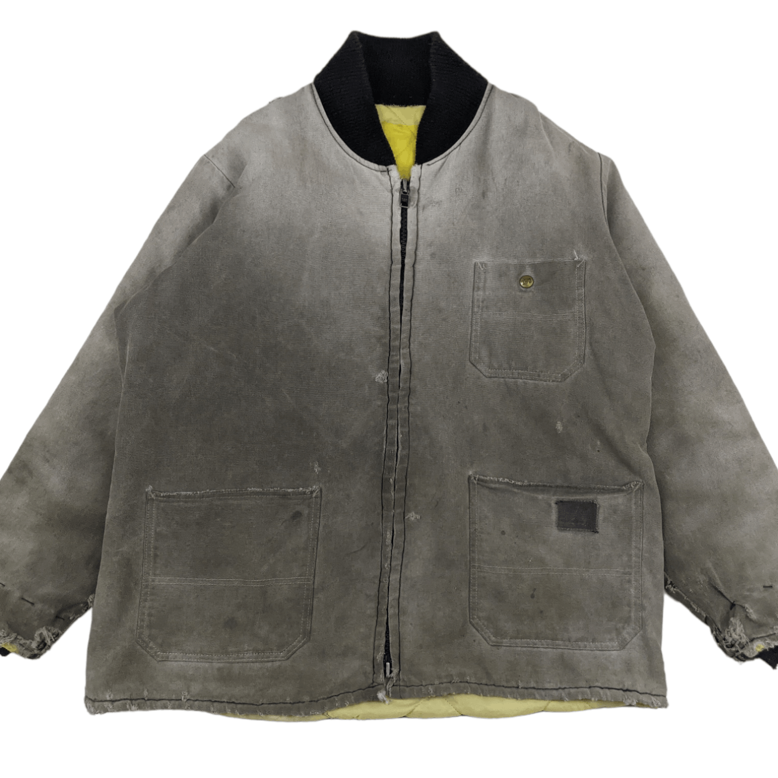 Caterpillar 80's CAT CATERPILLER Heavy Winter Worker Jacket Bomber Style Size US L / EU 52-54 / 3 - 2 Thumbnail