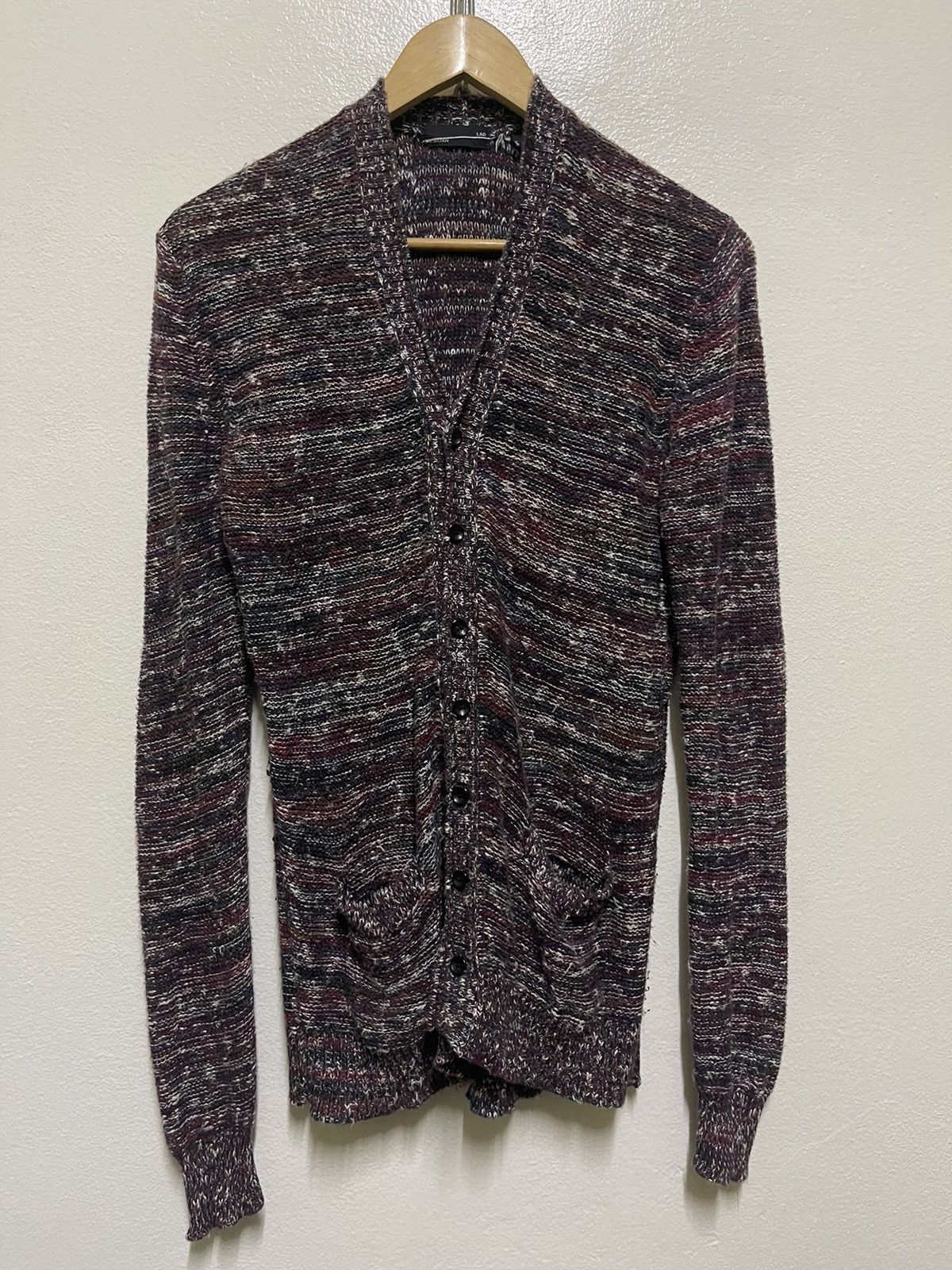 Japanese Brand Lad Musician Knit Cardigan Pocket Size US S / EU 44-46 / 1 - 1 Thumbnail