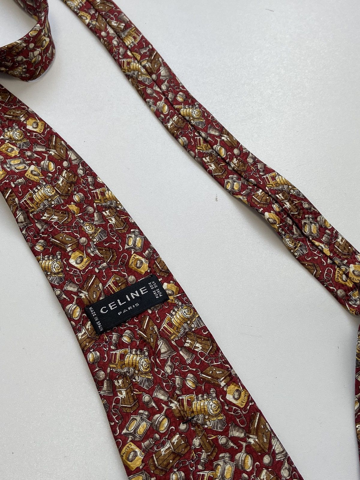 Celine Celine Tie Luxury Size ONE SIZE - 8 Thumbnail