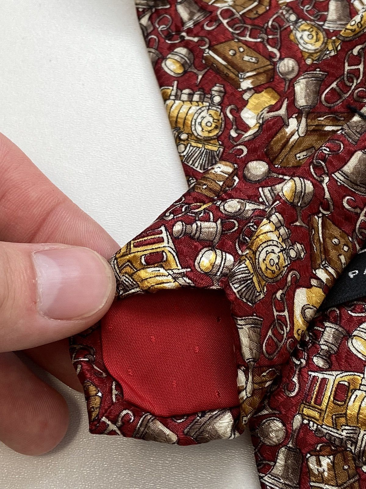 Celine Celine Tie Luxury Size ONE SIZE - 7 Thumbnail