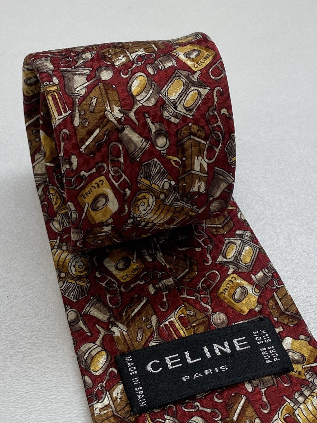 Celine Celine Tie Luxury Size ONE SIZE - 6 Thumbnail