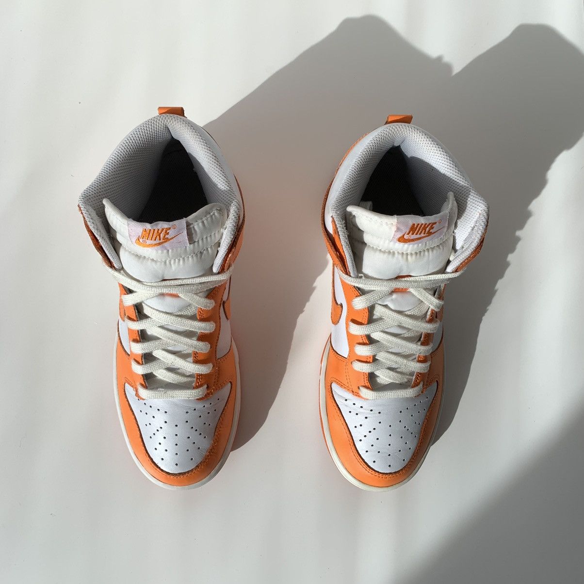 Nike 2010 Nike Dunk High Ostrich Pack Mandarin Orange Size US 8.5 / EU 41-42 - 5 Thumbnail