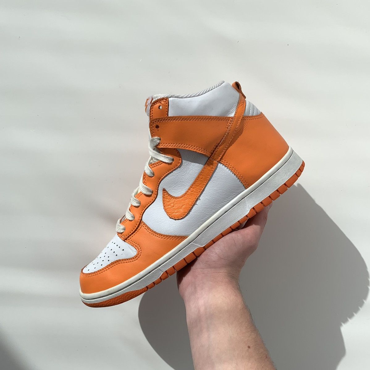 Nike 2010 Nike Dunk High Ostrich Pack Mandarin Orange Size US 8.5 / EU 41-42 - 9 Thumbnail
