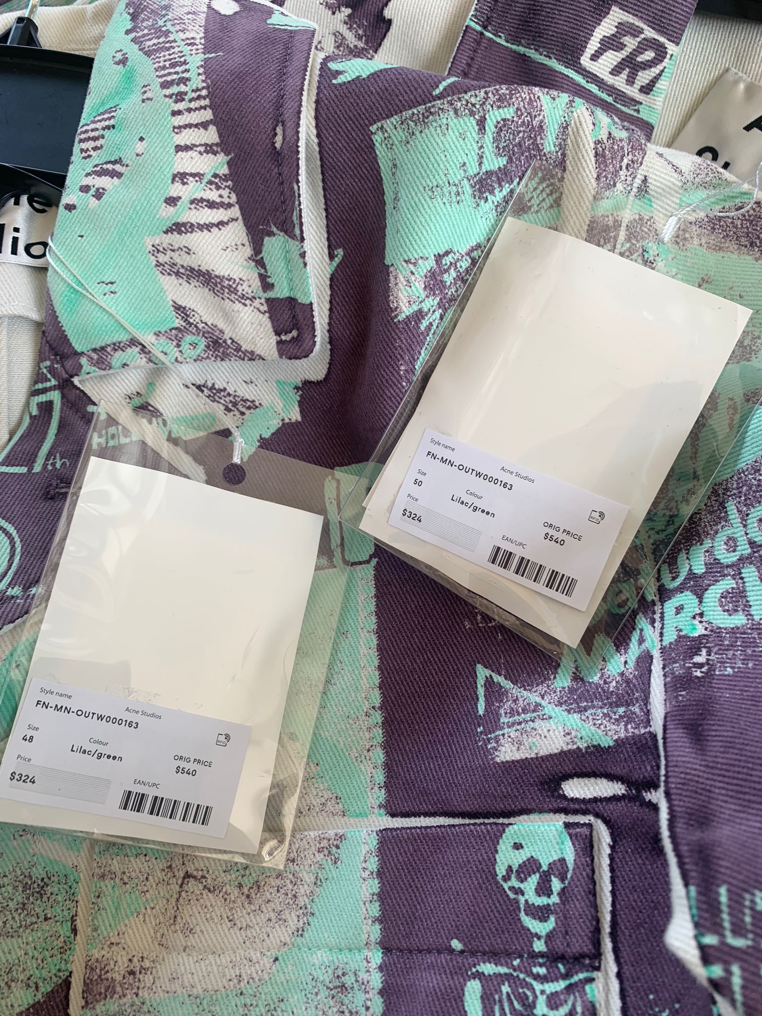Acne Studios FN-MN-OUTW000163 in Multicolor Size US M / EU 48-50 / 2 - 13 Thumbnail