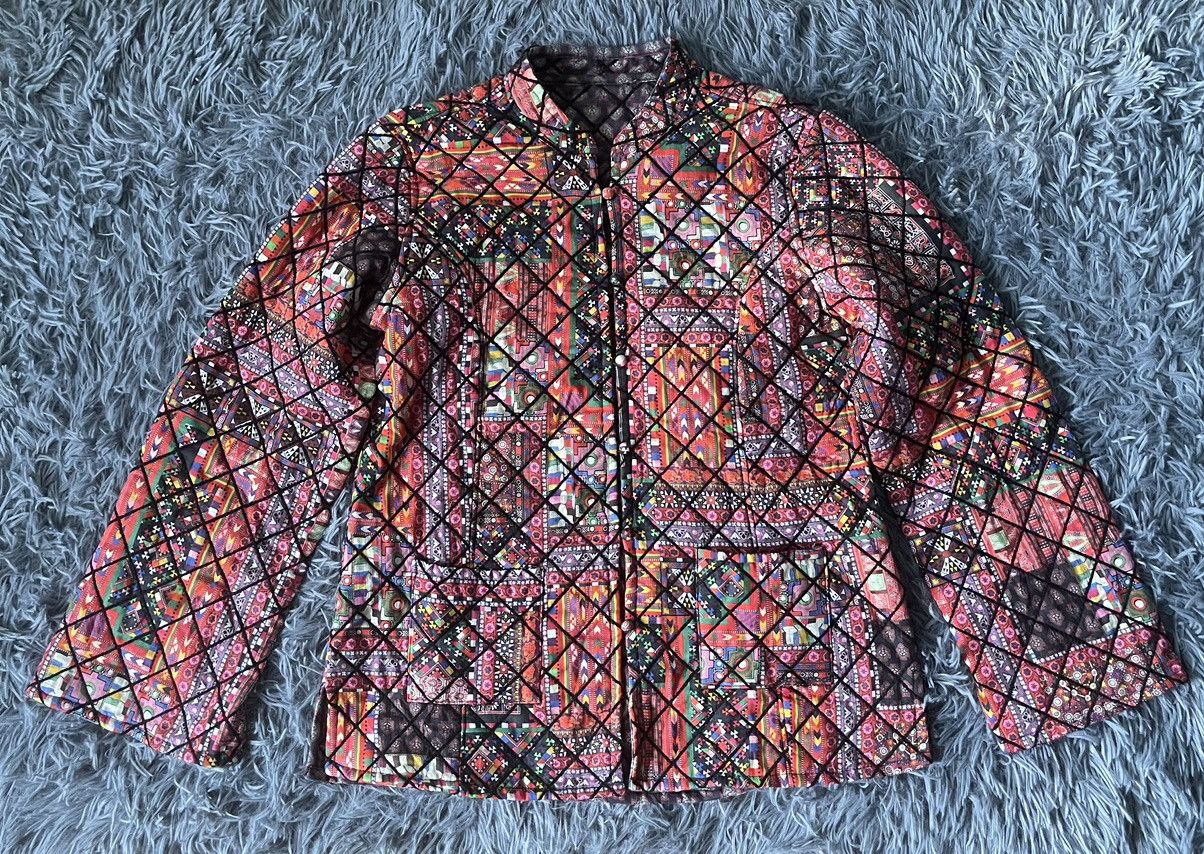 Japanese Brand × Vintage Khadi ethnic avant garde Japanese style reversible jacket Size M / US 6-8 / IT 42-44 - 9 Thumbnail