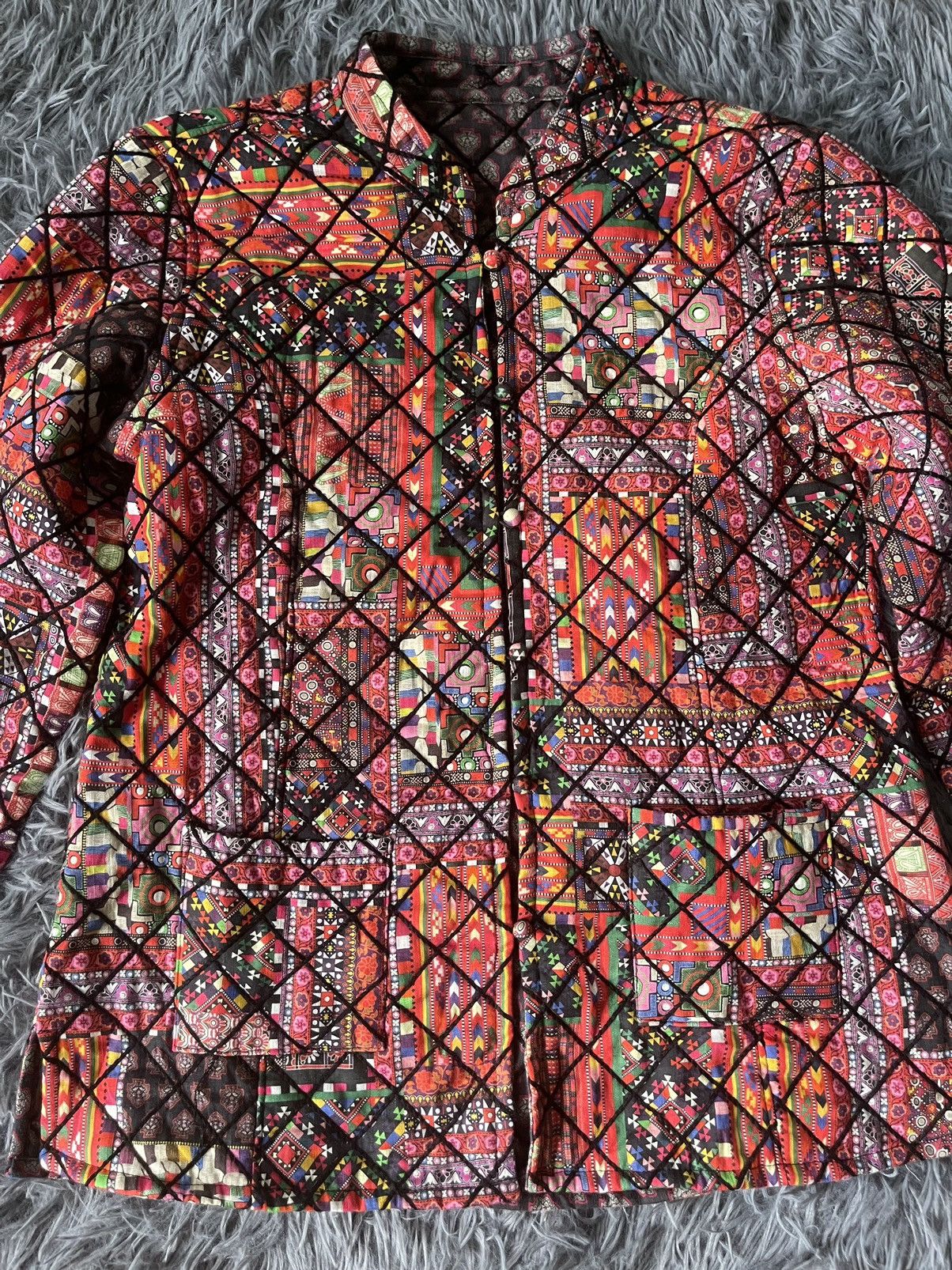 Japanese Brand × Vintage Khadi ethnic avant garde Japanese style reversible jacket Size M / US 6-8 / IT 42-44 - 10 Thumbnail