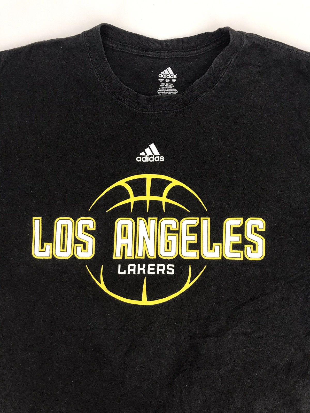 Adidas Adidas Los Angeles La Lakers Logo Athletic Nice Design Size US L / EU 52-54 / 3 - 2 Thumbnail