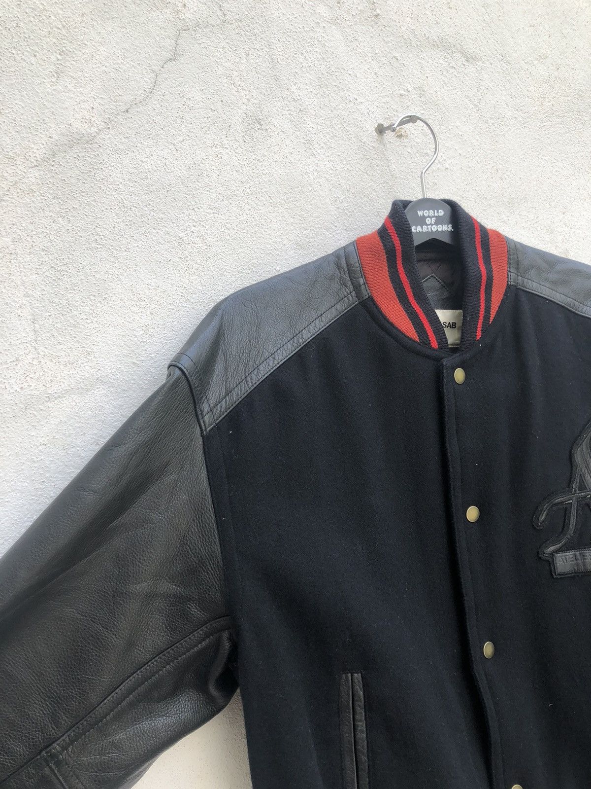 Other 90s Atelier Sab For Men Japan Spell Out Bomber Varsity Jac Size US M / EU 48-50 / 2 - 17 Thumbnail