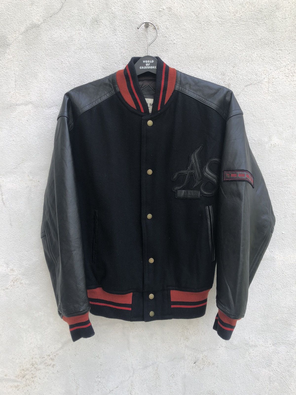 Other 90s Atelier Sab For Men Japan Spell Out Bomber Varsity Jac Size US M / EU 48-50 / 2 - 12 Thumbnail