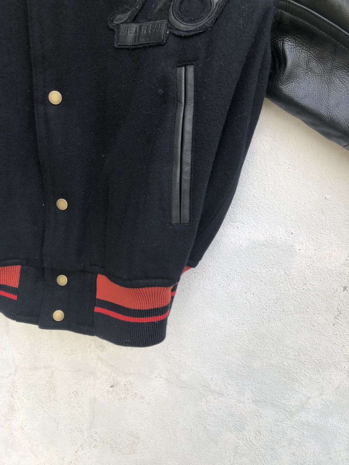 Other 90s Atelier Sab For Men Japan Spell Out Bomber Varsity Jac Size US M / EU 48-50 / 2 - 15 Thumbnail