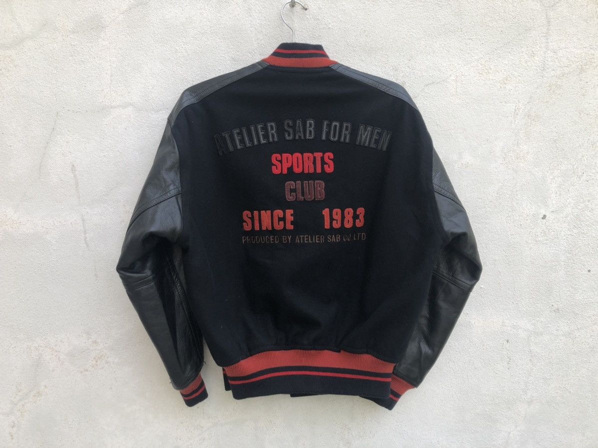 Other 90s Atelier Sab For Men Japan Spell Out Bomber Varsity Jac Size US M / EU 48-50 / 2 - 6 Thumbnail