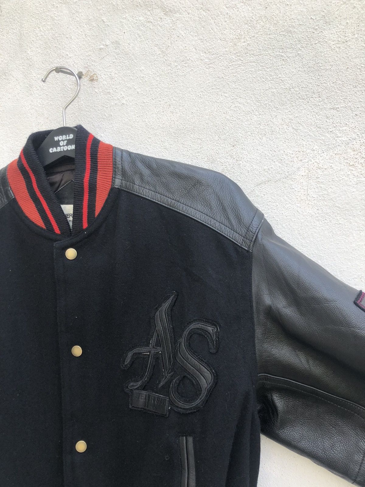 Other 90s Atelier Sab For Men Japan Spell Out Bomber Varsity Jac Size US M / EU 48-50 / 2 - 14 Thumbnail