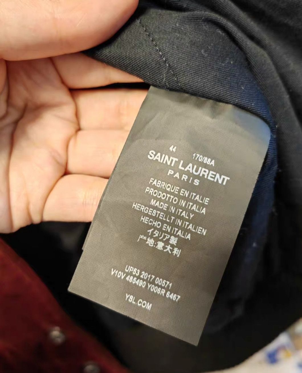 Yves Saint Laurent Saint Laurent Red Corduroy Jacket Size 44 Size US S / EU 44-46 / 1 - 4 Thumbnail
