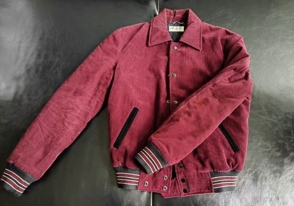 Yves Saint Laurent Saint Laurent Red Corduroy Jacket Size 44 Size US S / EU 44-46 / 1 - 9 Thumbnail