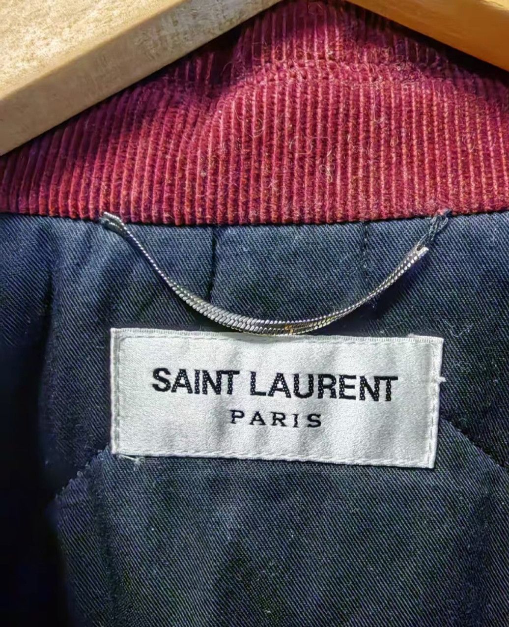 Yves Saint Laurent Saint Laurent Red Corduroy Jacket Size 44 Size US S / EU 44-46 / 1 - 5 Thumbnail