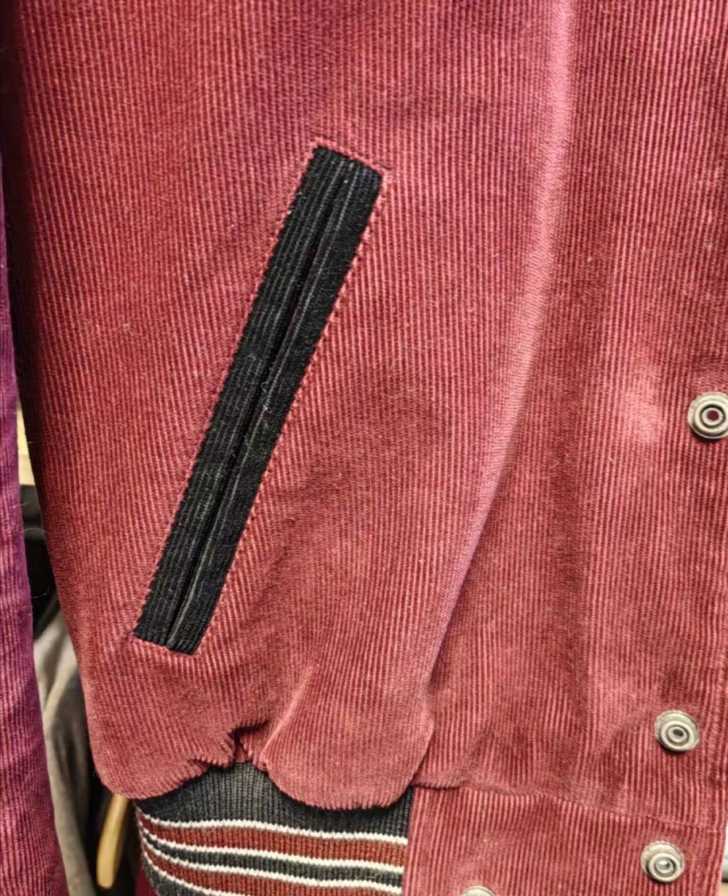 Yves Saint Laurent Saint Laurent Red Corduroy Jacket Size 44 Size US S / EU 44-46 / 1 - 7 Thumbnail