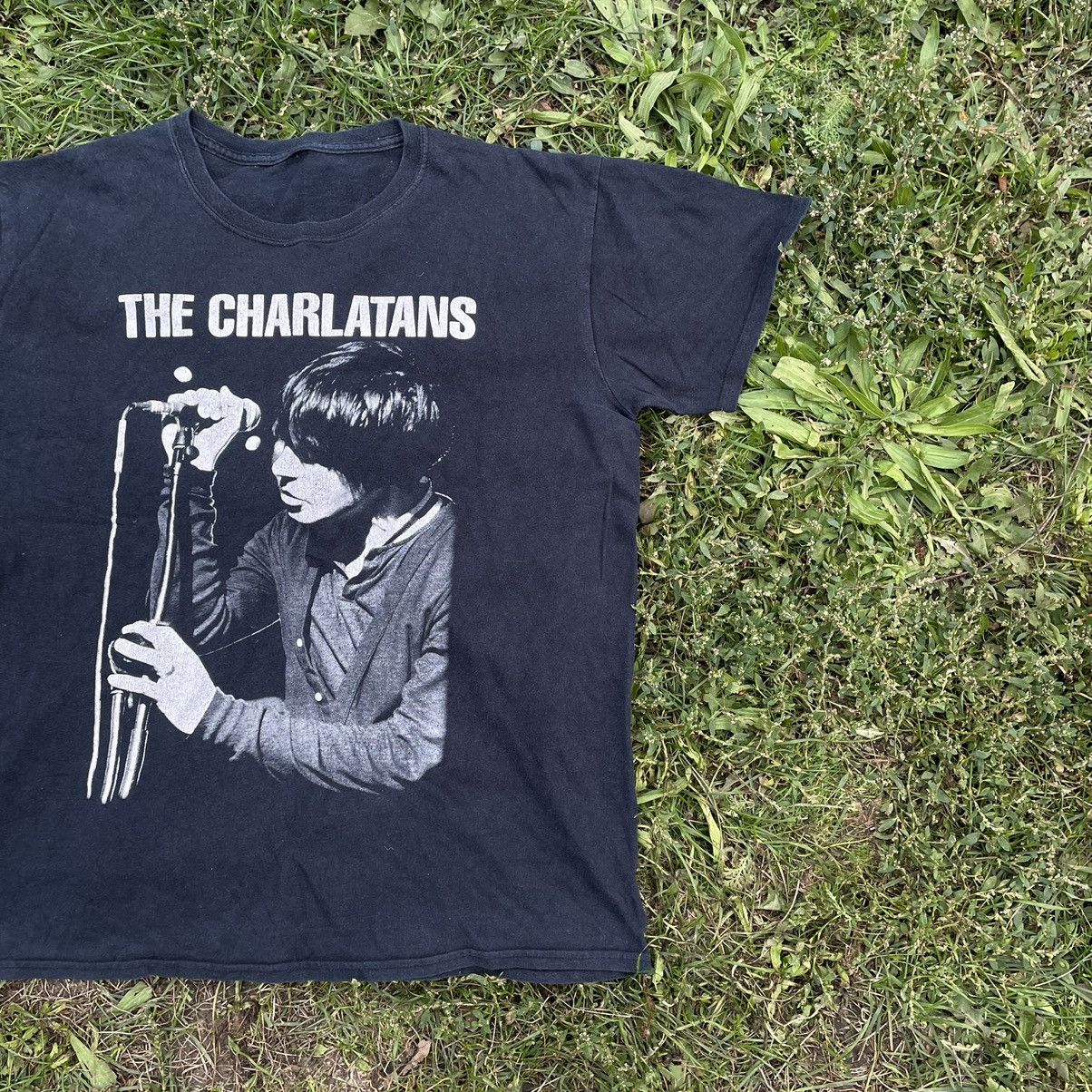 Vintage Vintage 90s The Charlatans Band Tee Grunge Graphic Relaxed M Size US M / EU 48-50 / 2 - 2 Thumbnail
