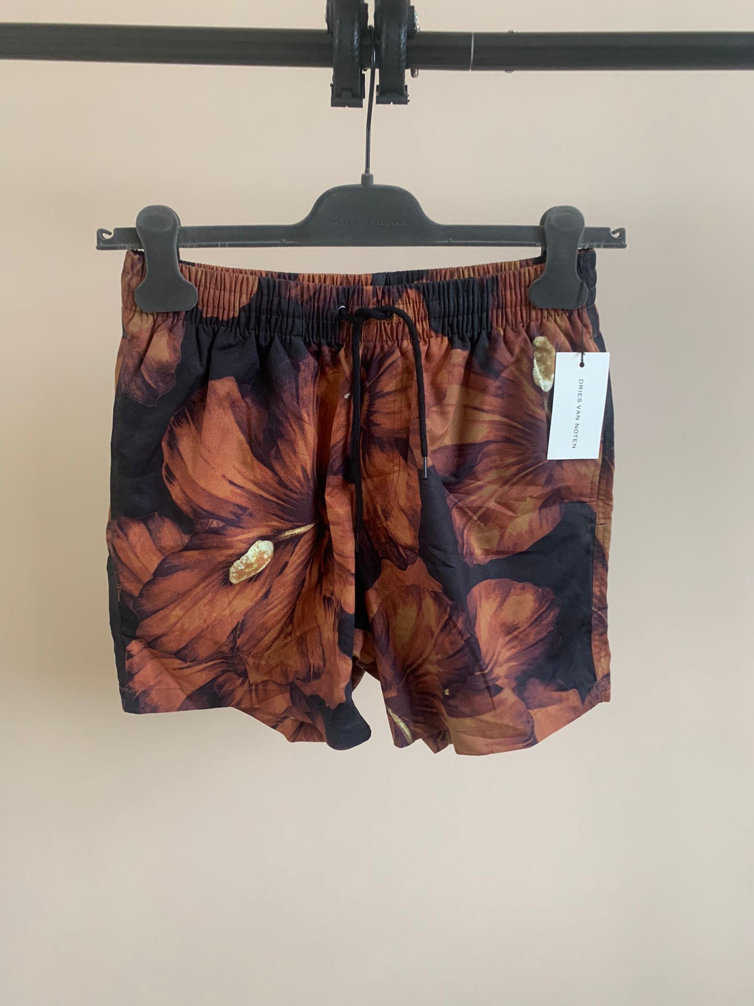 image of Dries Van Noten Floral Printed Swim Shorts In Multicolor, Men's (Size 30)