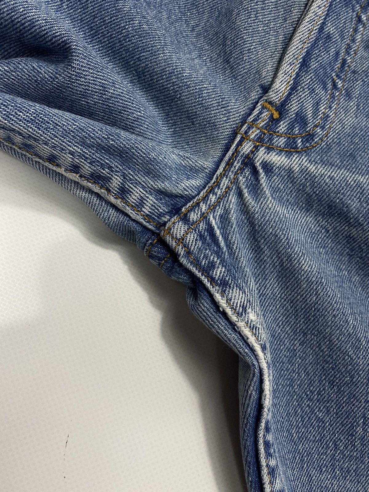 Levi's 🔥LASTDROP🔥 Stonewashed Light Blue Denim Jeans 501 Size US 31 - 10 Thumbnail