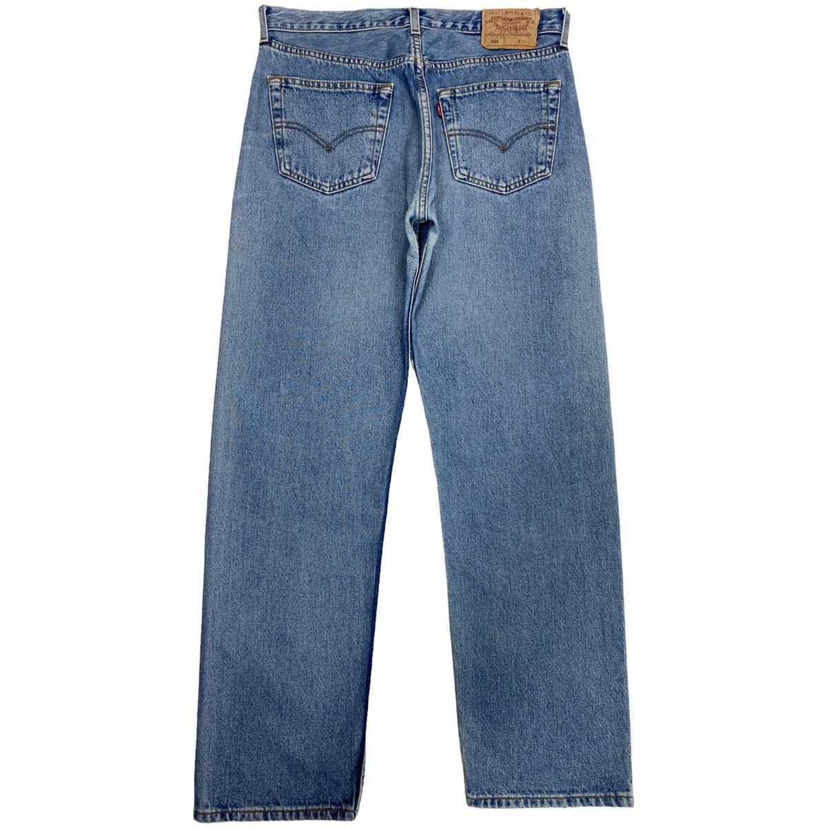 Levi's 🔥LASTDROP🔥 Stonewashed Light Blue Denim Jeans 501 Size US 31 - 1 Thumbnail
