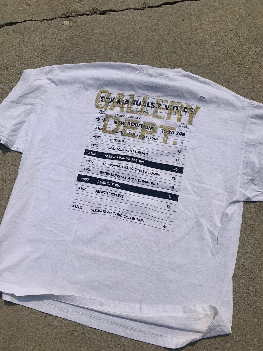 Gallery Dept. Gallery Dept Sexual Positions Doc Johnson T-Shirt Size US XXL / EU 58 / 5 - 2 Thumbnail