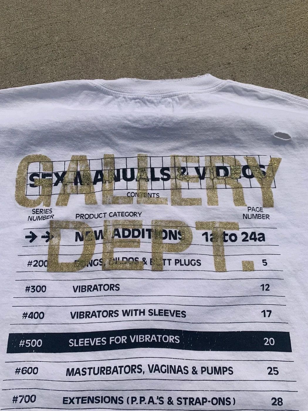 Gallery Dept. Gallery Dept Sexual Positions Doc Johnson T-Shirt Size US XXL / EU 58 / 5 - 4 Thumbnail