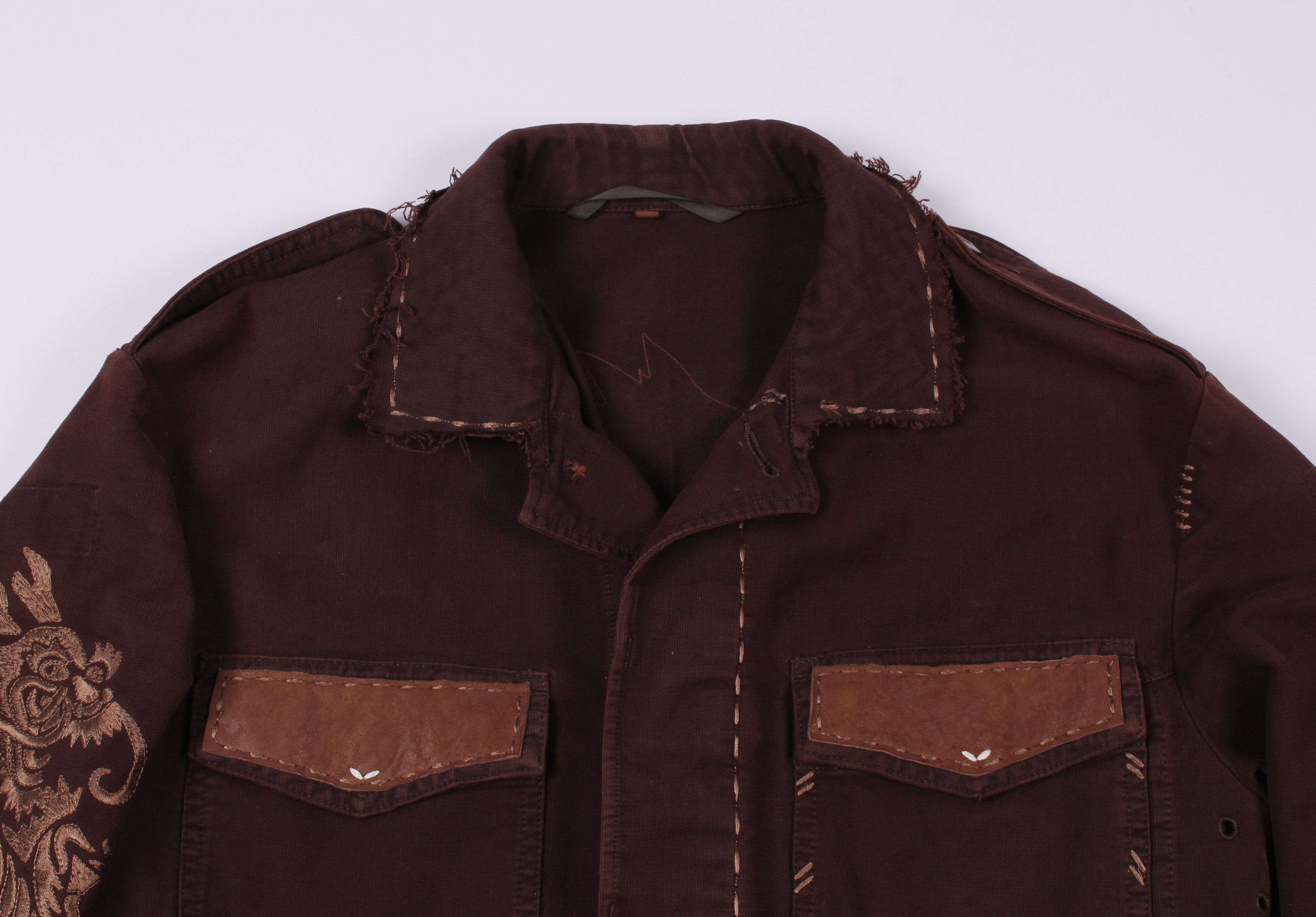Jaded by Knight Jaded By Knight Dragon Embroidered Overshirt Jacket Size US M / EU 48-50 / 2 - 2 Thumbnail