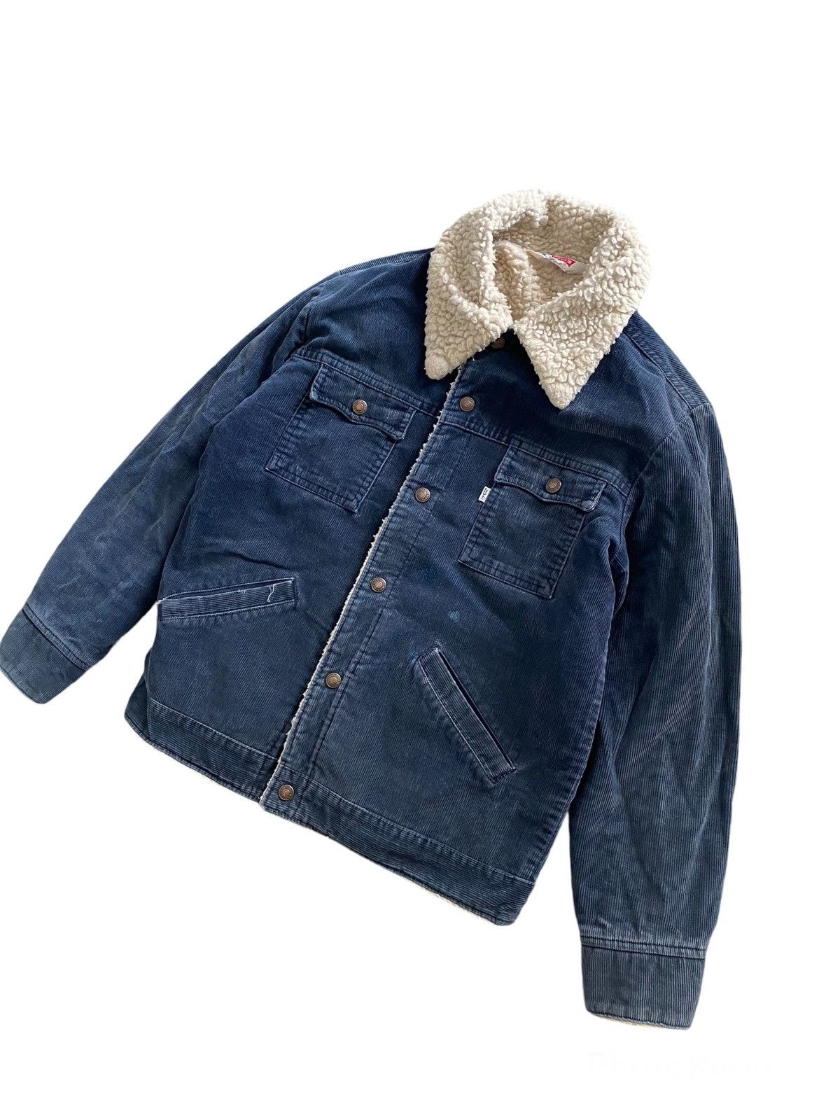 Levi's Vtg 70s Levi’s Trucker Denim Jacket Sherpa Lining Size US M / EU 48-50 / 2 - 1 Thumbnail