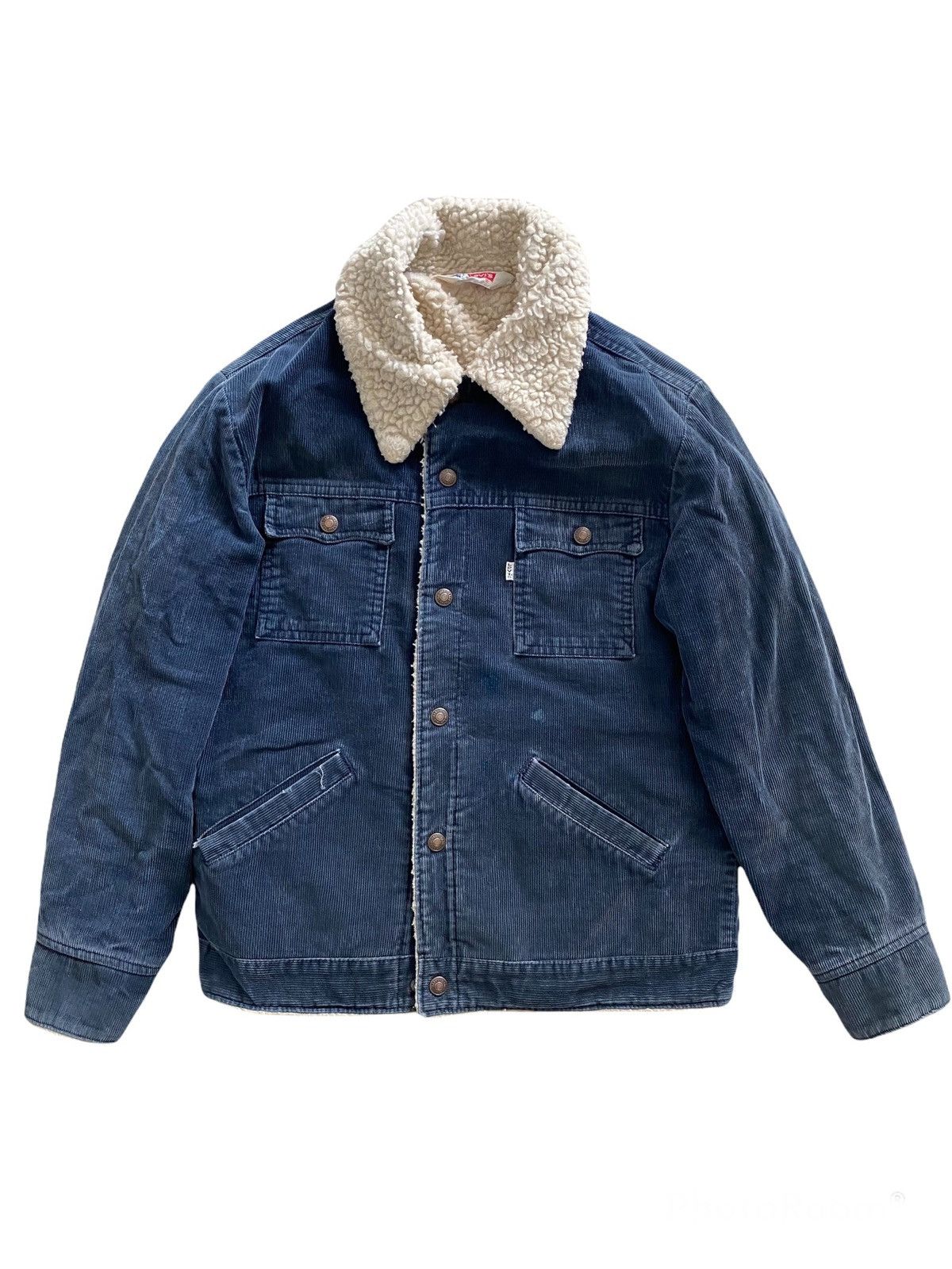 Levi's Vtg 70s Levi’s Trucker Denim Jacket Sherpa Lining Size US M / EU 48-50 / 2 - 3 Thumbnail