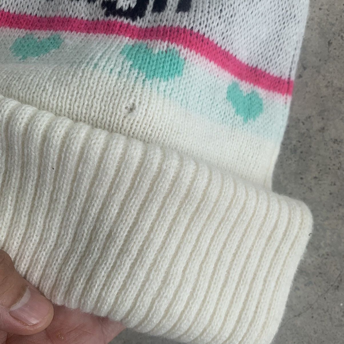 Japanese Brand Valentine’s High beanie hat cap Size ONE SIZE - 4 Thumbnail