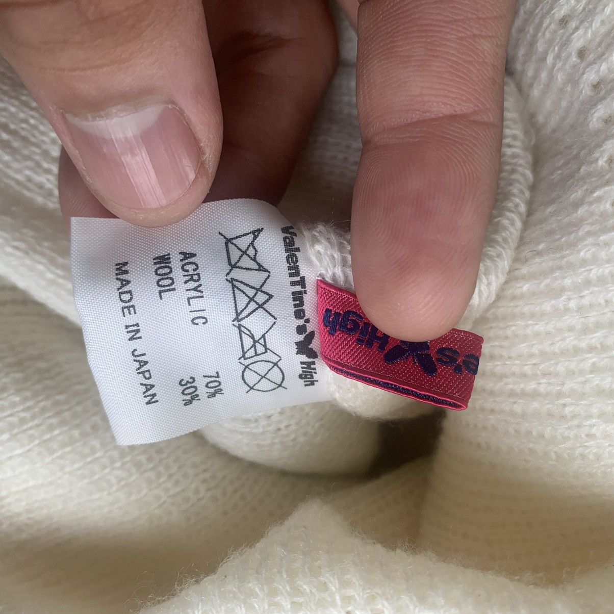 Japanese Brand Valentine’s High beanie hat cap Size ONE SIZE - 5 Thumbnail