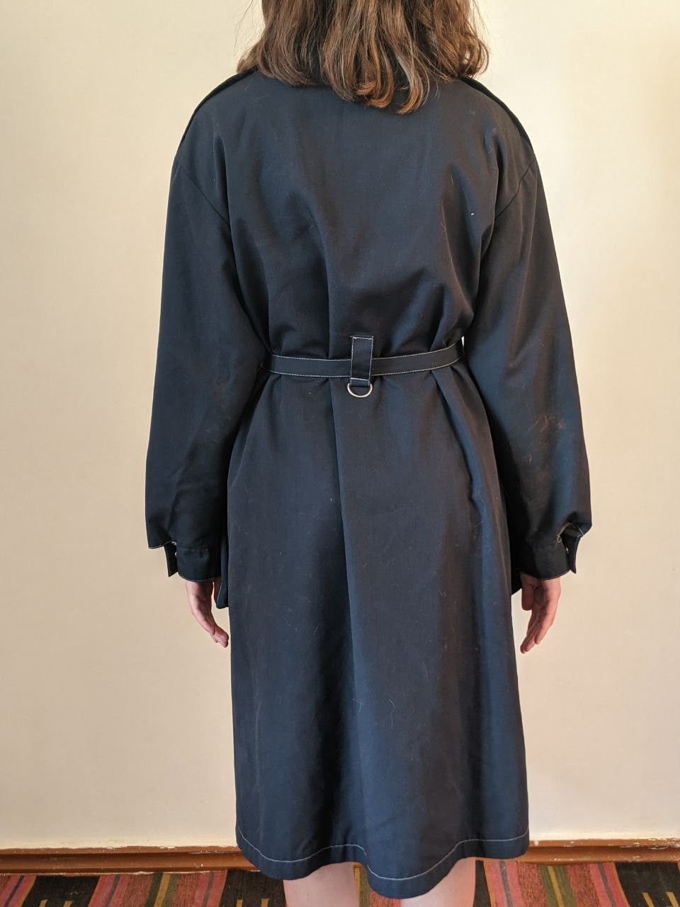 Vintage Vintage 80s Made in poland oversized trench jacket Size L / US 10 / IT 46 - 4 Thumbnail