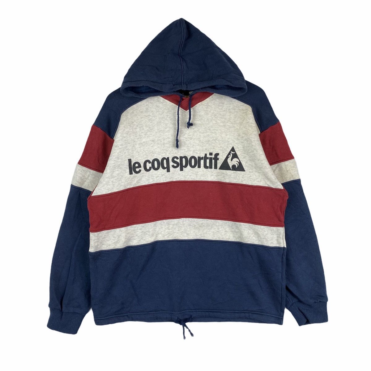 Le Coq Sportif × Vintage VINTAGE LE COQ SPORTIF BIG LOGO HOODIE PULLOVER Size US M / EU 48-50 / 2 - 1 Thumbnail
