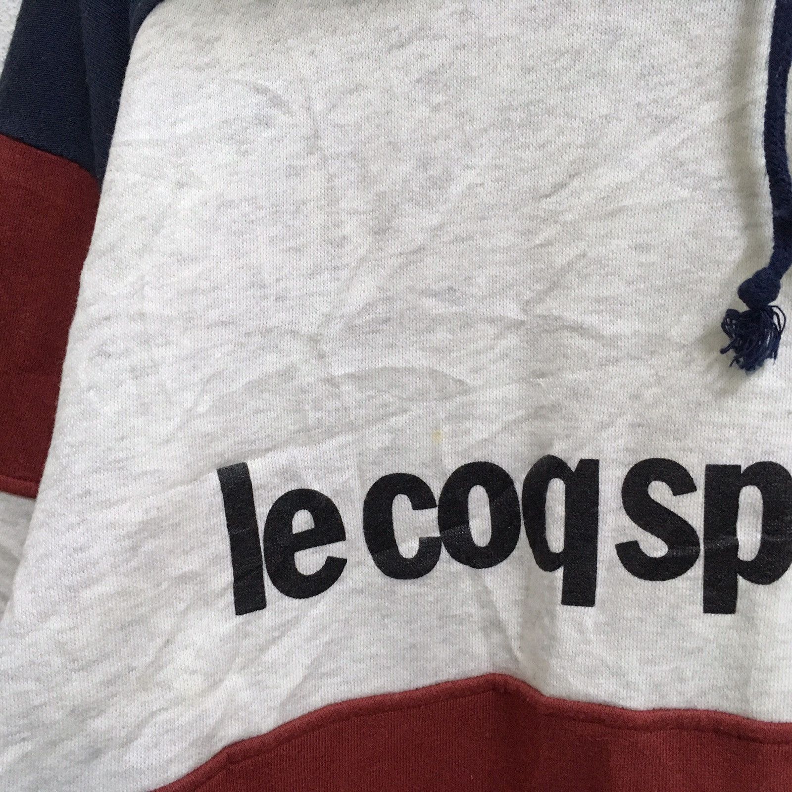 Le Coq Sportif × Vintage VINTAGE LE COQ SPORTIF BIG LOGO HOODIE PULLOVER Size US M / EU 48-50 / 2 - 6 Thumbnail