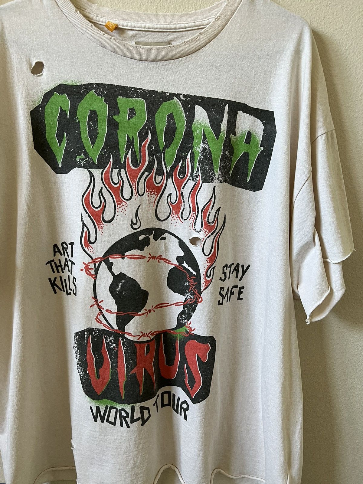 Gallery Dept. Gallery Dept Coronavirus World Tour T-shirt Size US XL / EU 56 / 4 - 6 Thumbnail