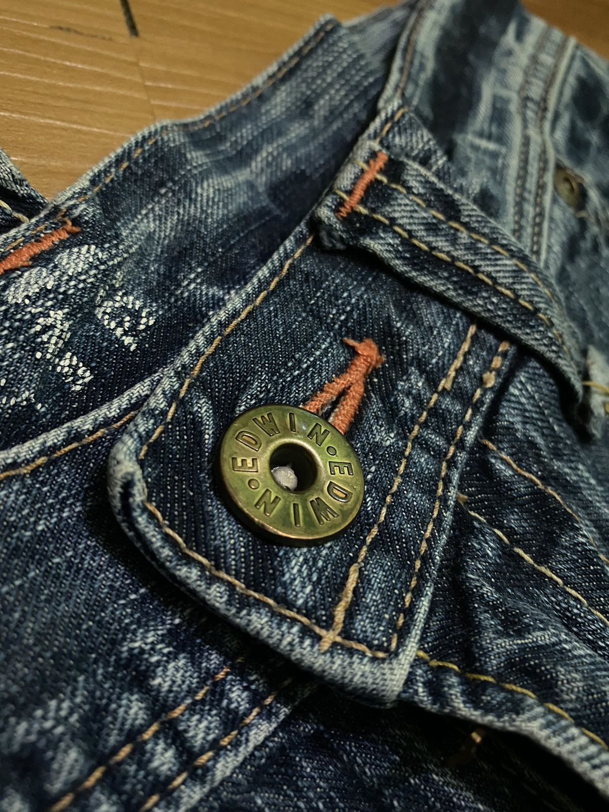 Edwin × Japanese Brand EDWIN denim "Rare design with pocket" Size US 30 / EU 46 - 6 Thumbnail
