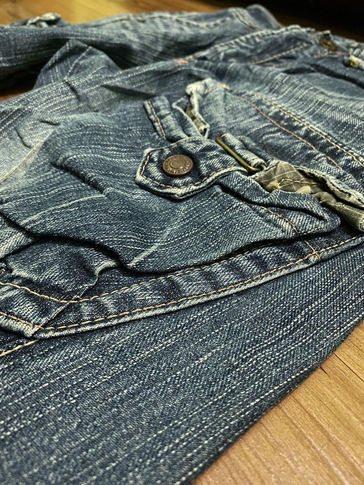 Edwin × Japanese Brand EDWIN denim "Rare design with pocket" Size US 30 / EU 46 - 4 Thumbnail