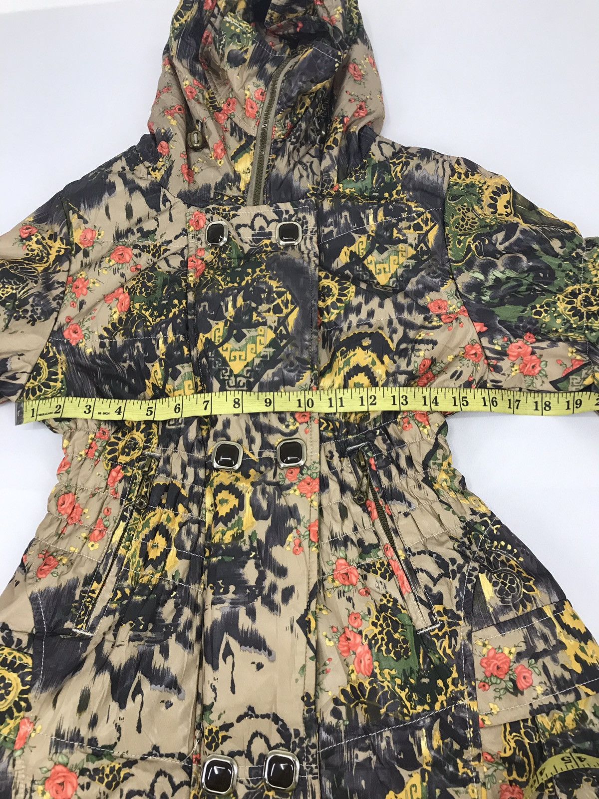 Japanese Brand Colorful Art Soak Raincoats Hoodie Cute Parka Luxury Style Size XS / US 0-2 / IT 36-38 - 8 Thumbnail