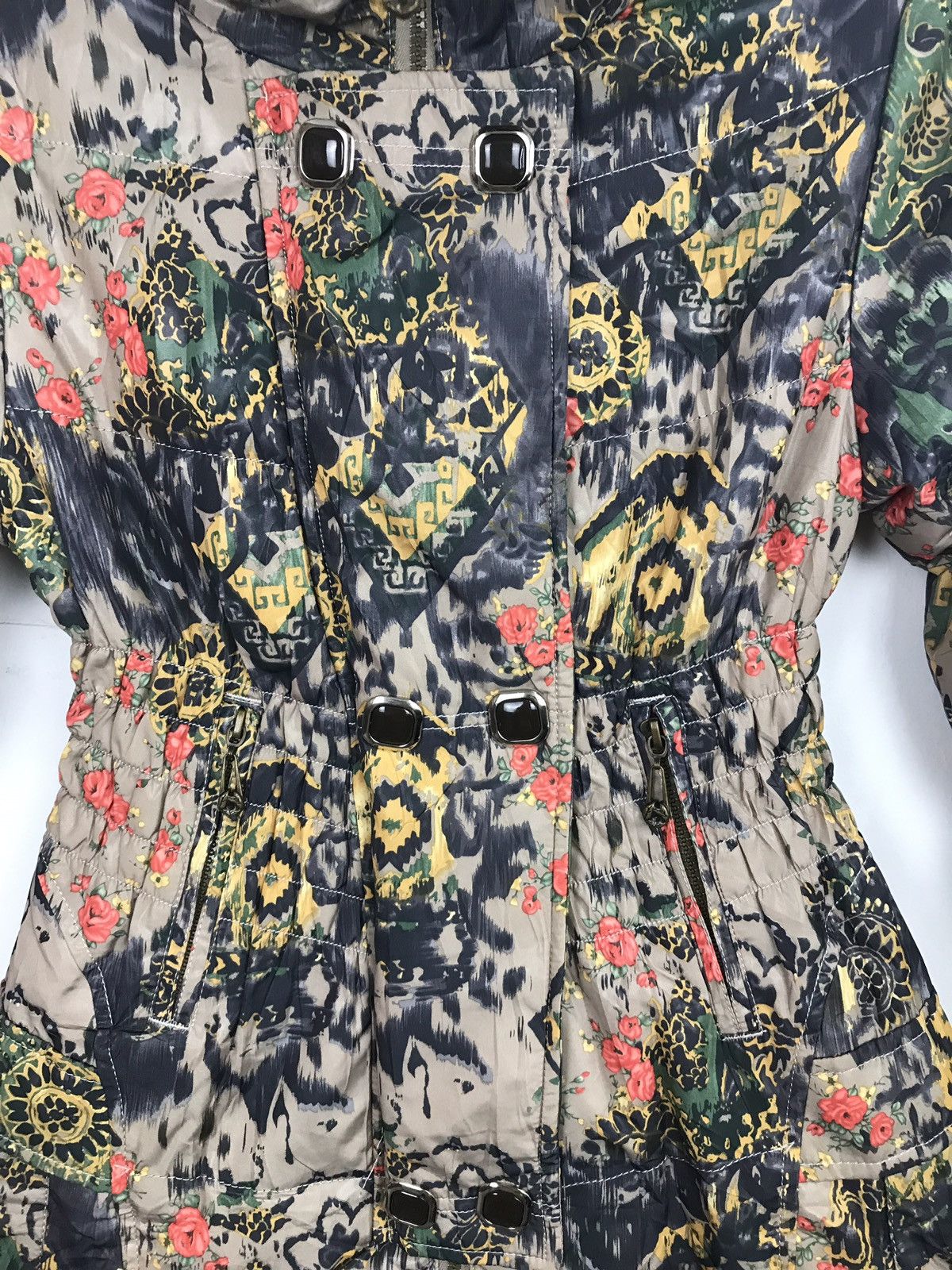 Japanese Brand Colorful Art Soak Raincoats Hoodie Cute Parka Luxury Style Size XS / US 0-2 / IT 36-38 - 5 Thumbnail